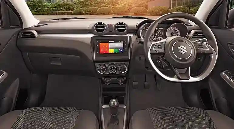 Swift Driver Oriented Cockpit Design With Leather Wrapped Steering Wheel 