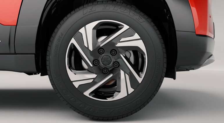Brezza Alloy wheels