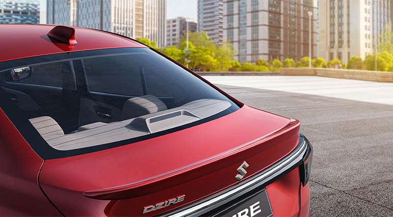 Dzire Shark Fin Antena Aero Boot Lid Spoiler