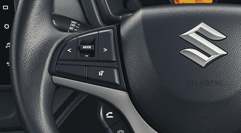 Alto K10 Steering-Mounted Audio and Voice Control